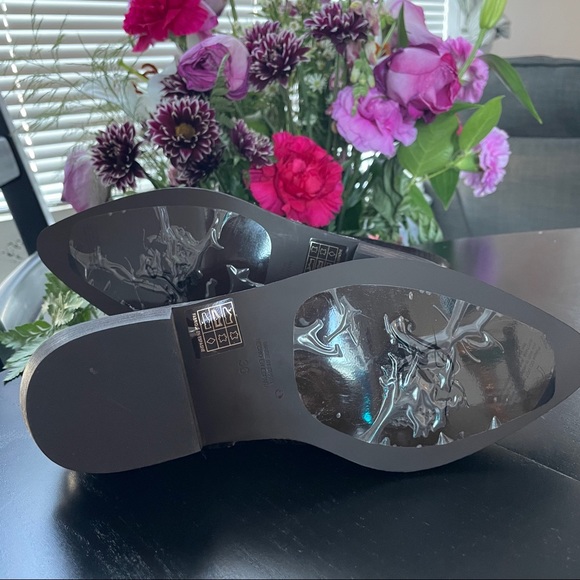 Free People dark brown leather ankle boot NWOT - Picture 6 of 7